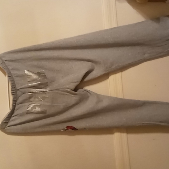 Victoria Secrets PINK Womens Grey w Silver Logo sz M - Picture 6 of 13